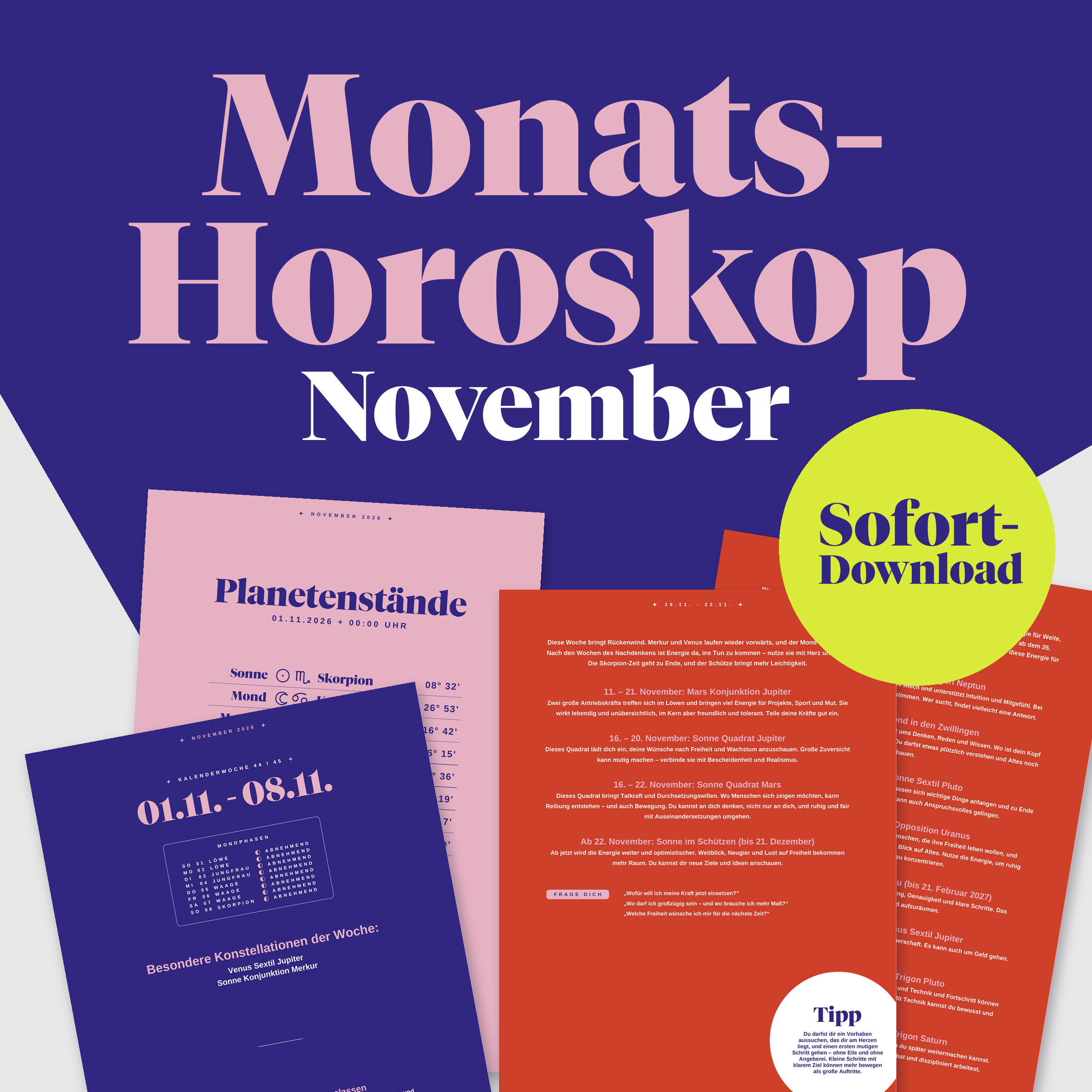 Monatshoroskop November