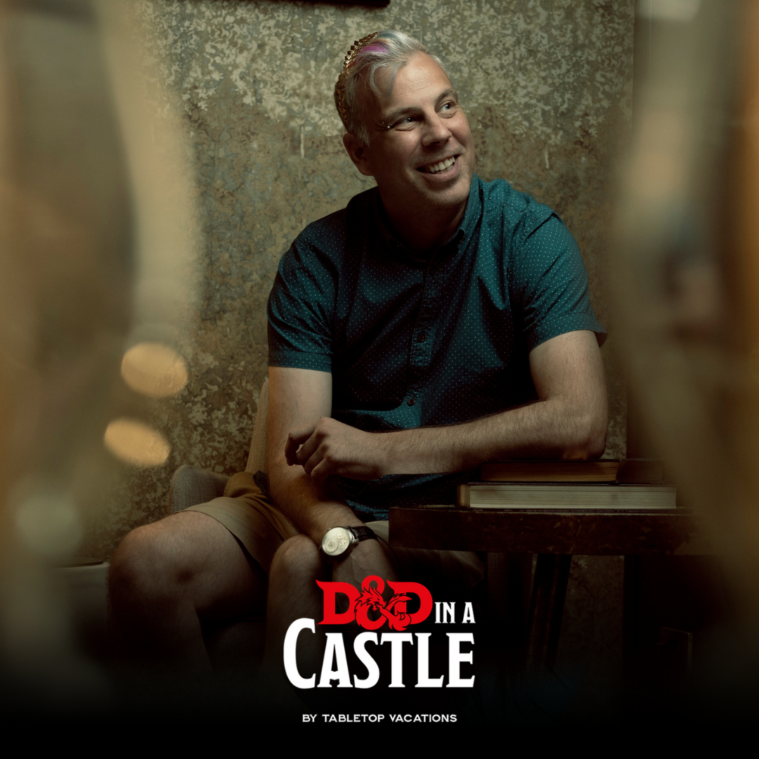 Male sat on chair smiling