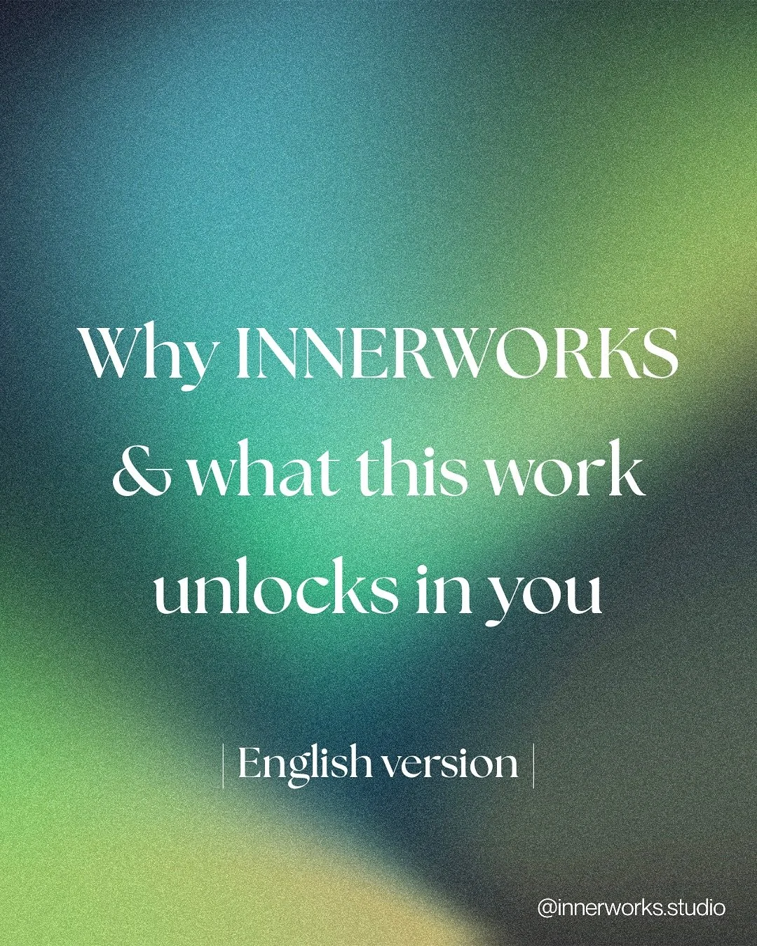 When your energy flows - life flows. When it&rsquo;s blocked, parts of life feel stuck, heavy or out of sync.

INNERWORKS helps you reconnect with your body, your energy, and your essence - so what&rsquo;s been weighing you down can start to move and