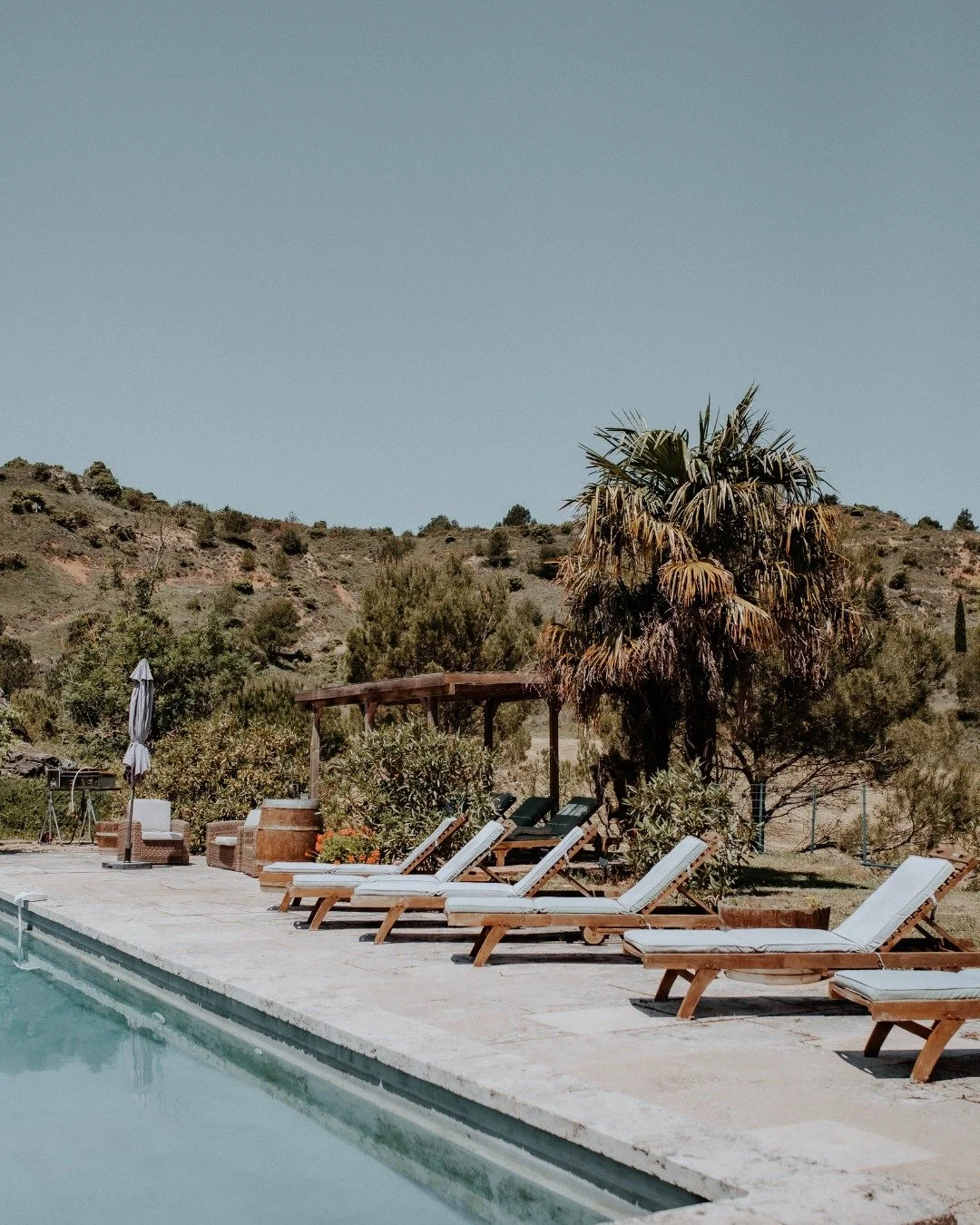 The pool is open. A few dates remain this summer.
Enquire via the link in bio ↗

&mdash; Photography by @sophiefernandez.photographies

#SouthOfFrance #Languedoc #PrivateVilla #ExclusiveHire #Corbi&egrave;res