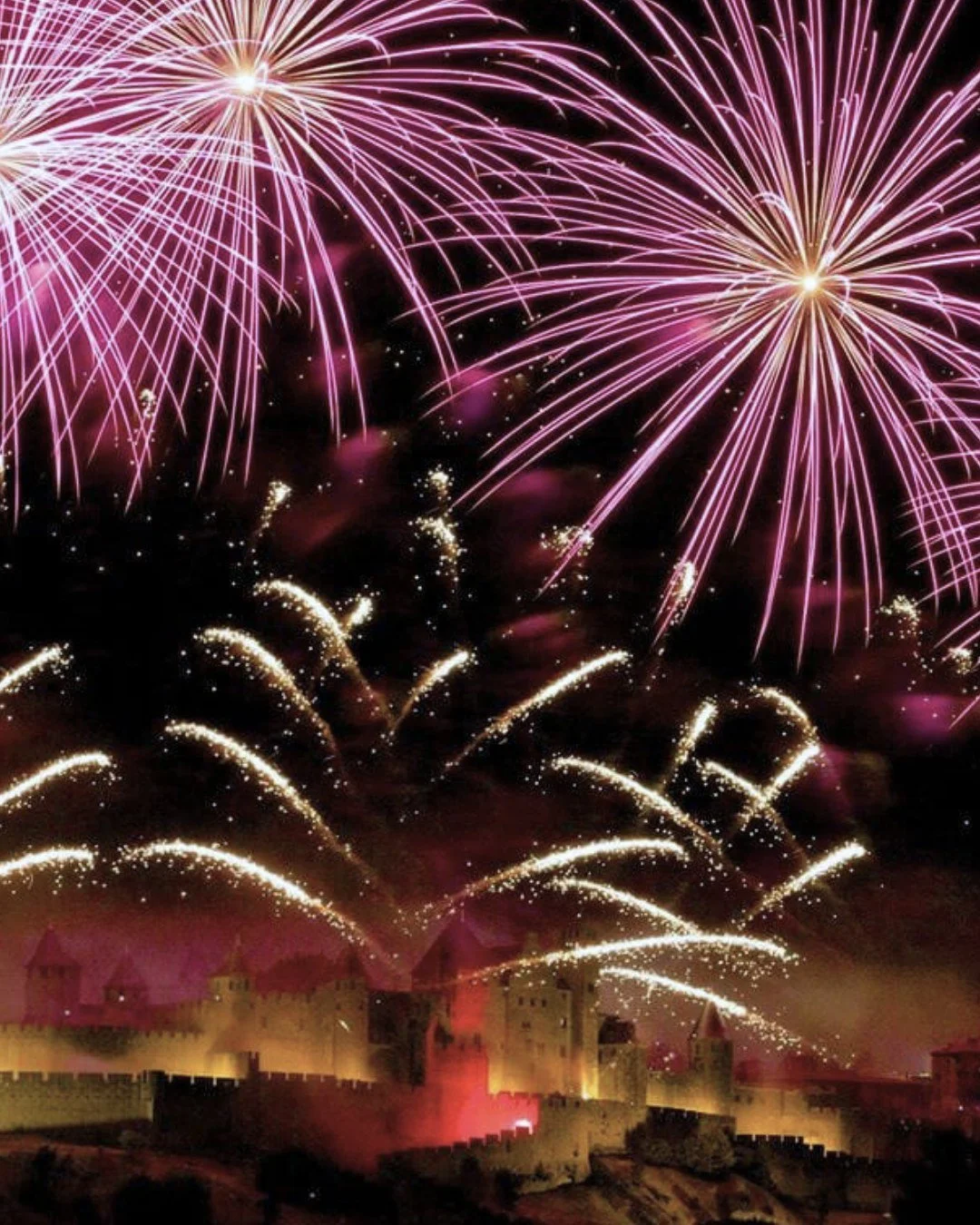 On the 14th of July, Carcassonne lights up.

The medieval citadel has been set alight by fireworks every Bastille Day since 1898 in one of the most-watched displays in France that draws close to 700,000 people to the bridges and hillsides below.

Onl