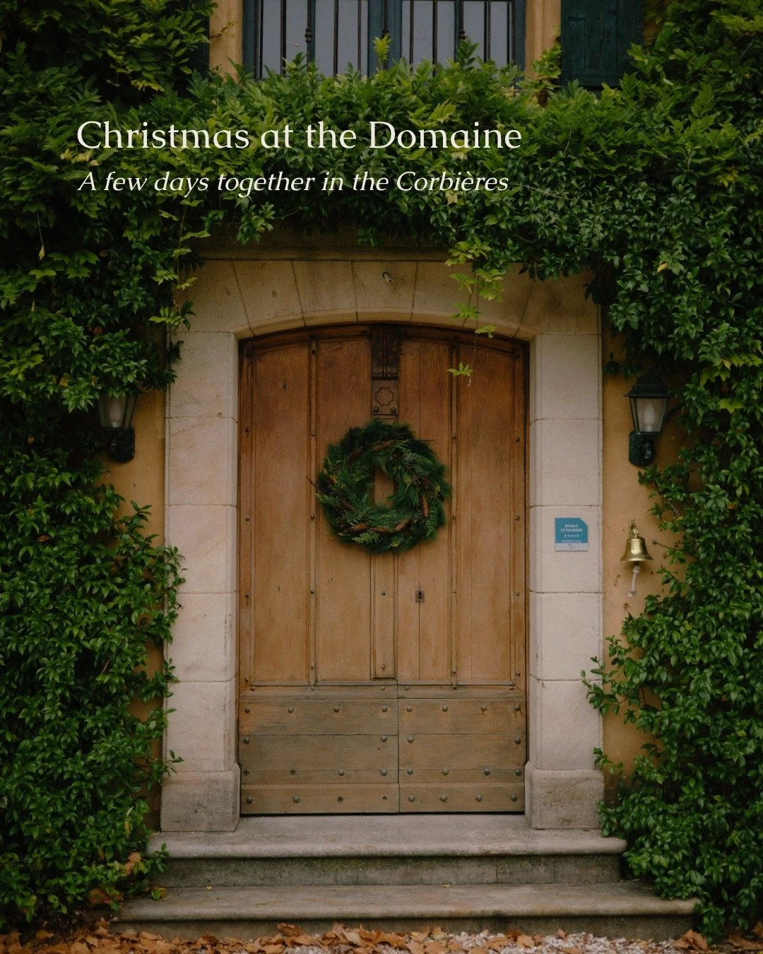 Now that September has arrived, conversations about Christmas plans are starting to come up.

For anyone hoping to bring the whole family together somewhere different this year, the Domaine sleeps up to twenty-two across the main house and Bergerie C