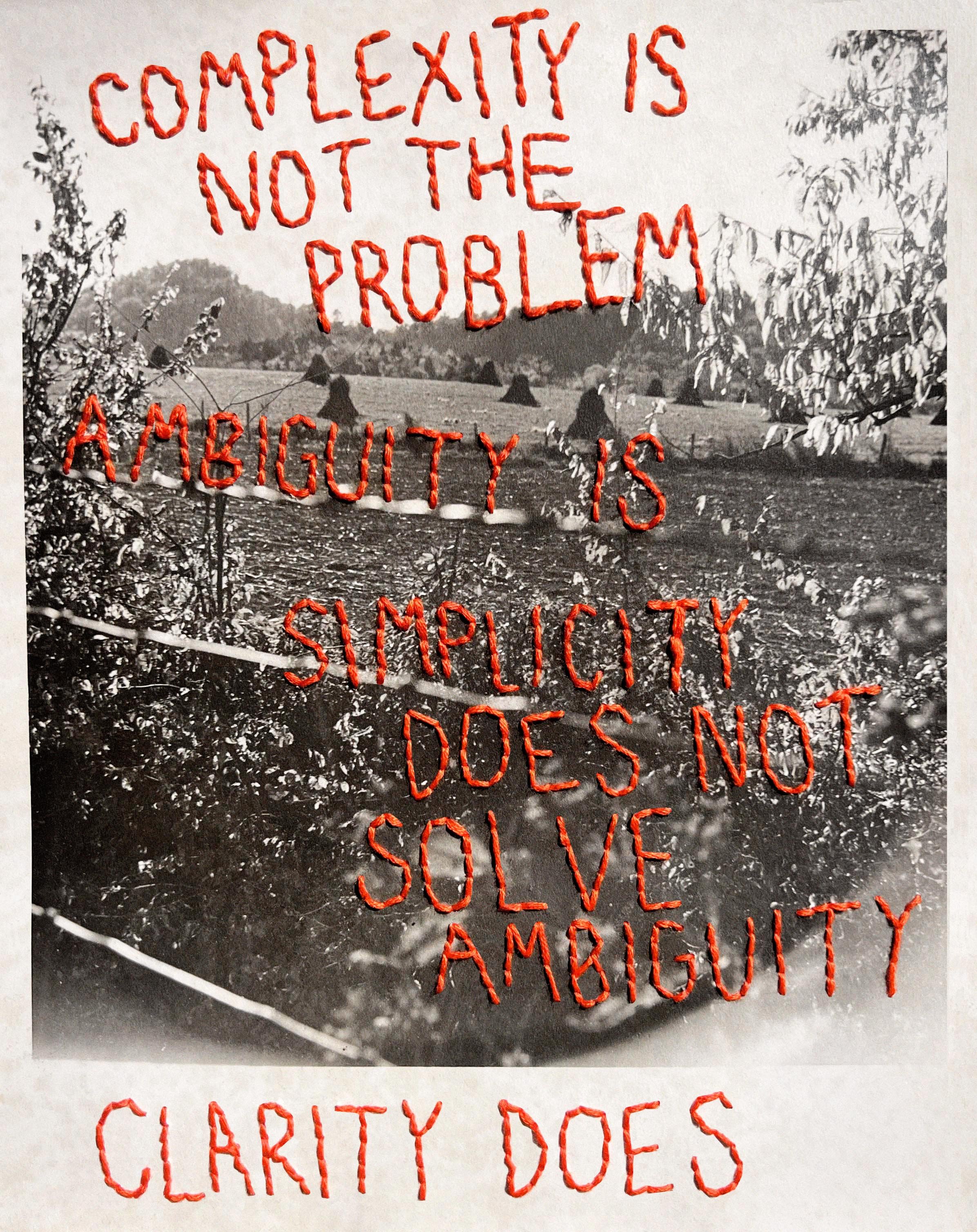 complexity and clarity