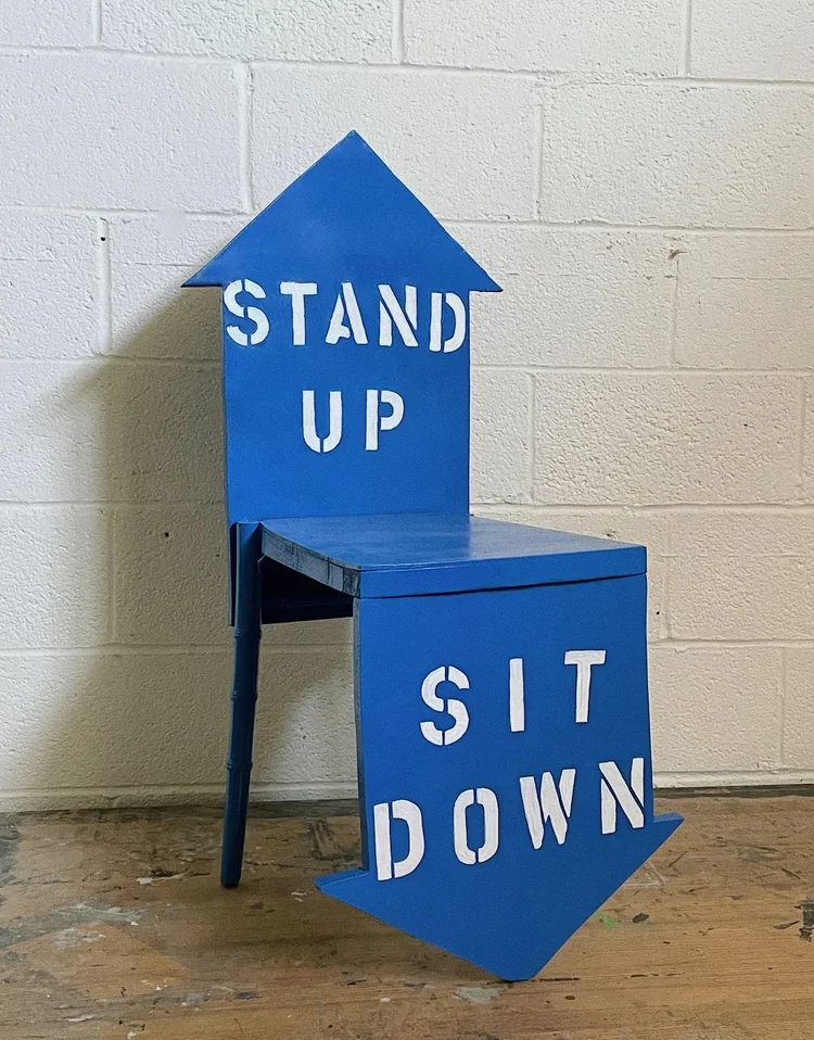 stand up sit down / chair construction