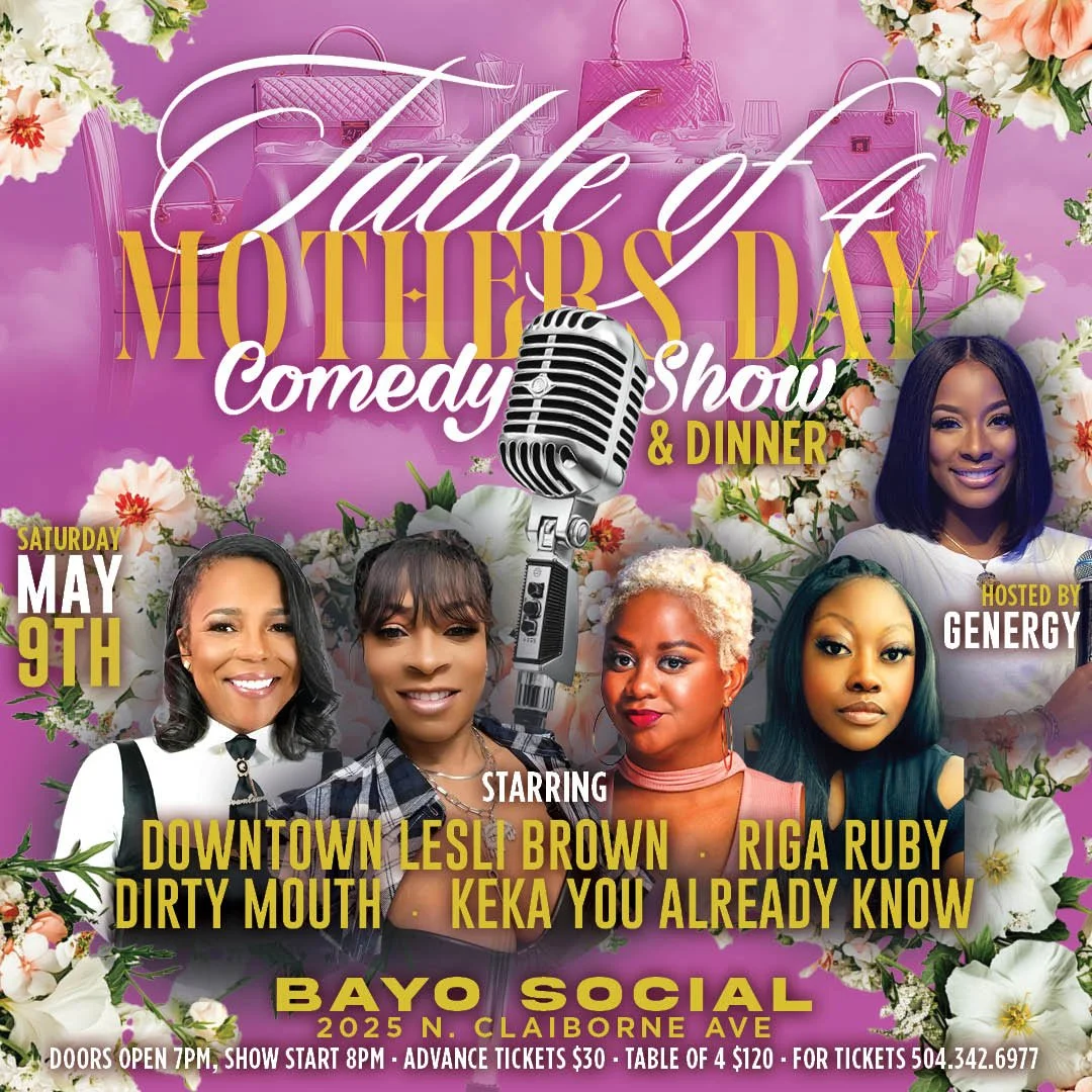 Table for 4 Mother's Day Comedy Show 