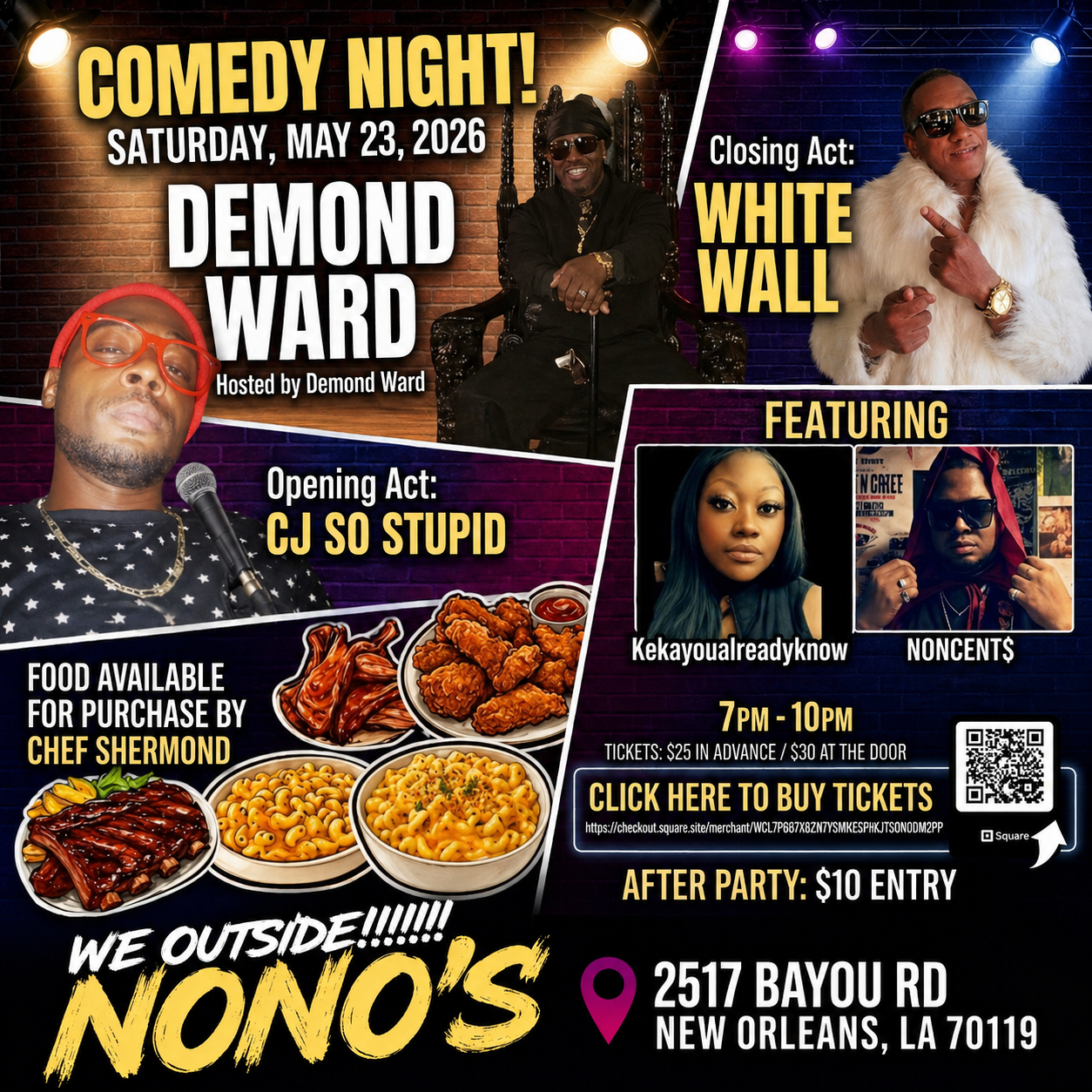 We Outside Comedy Night