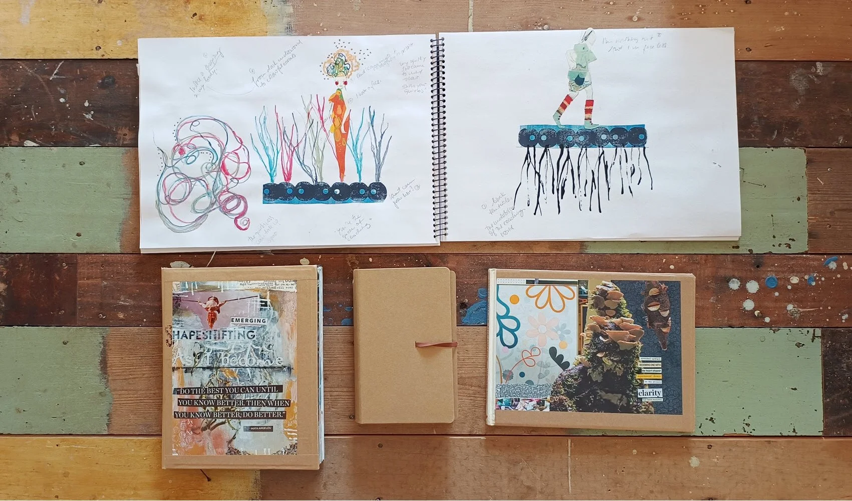 Creating in books: the spine of my practice