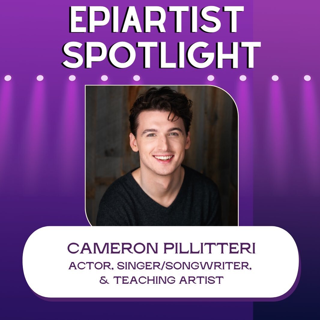 We are so thrilled to welcome EpiArtist, NYC-based actor, singer/songwriter, &amp; teaching artist&nbsp;Cameron Pillitteri (@cameronpillitteri) to EpiArts Alliance! 💜

At age 18, Cameron had his first seizure. He was later diagnosed with Epilepsy af