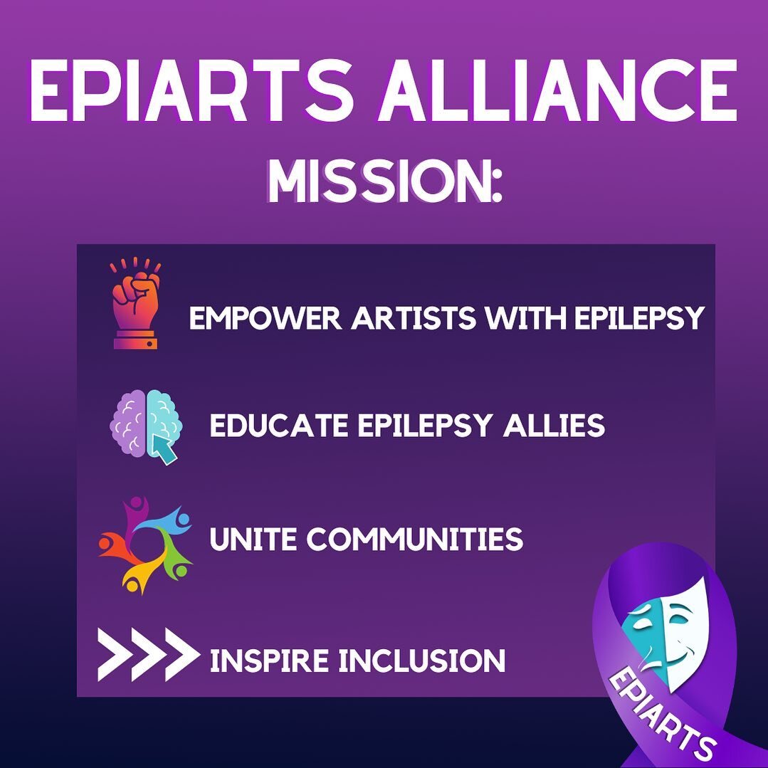 At EpiArts Alliance, we aim to empower, educate, unite &amp; inspire EpiArtists &amp; Allies. Follow along at @epiartsalliance &amp; visit our website (link in bio) to learn more 💜

#epilepsy #epilepsyawareness
