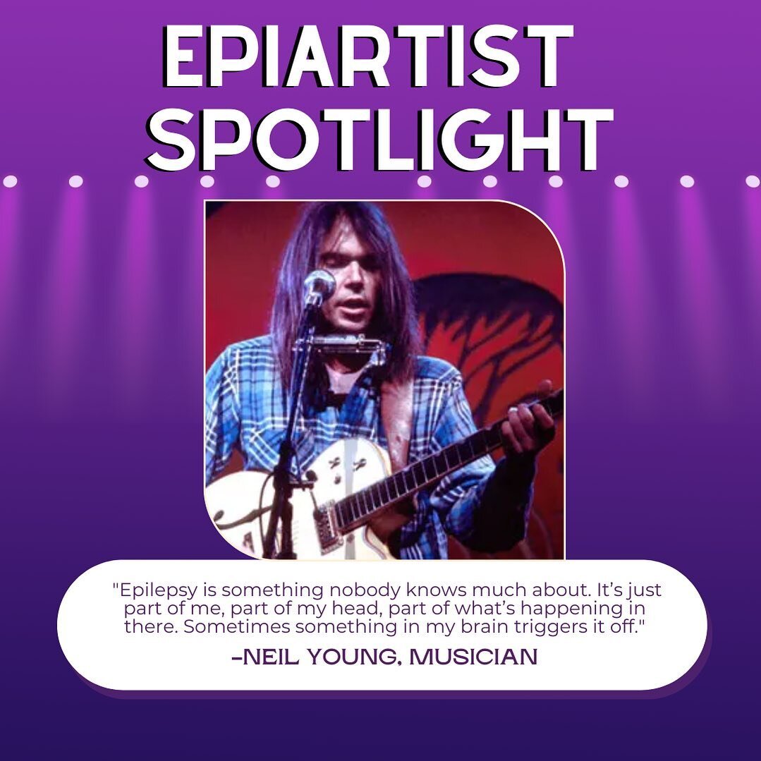 🎸 Rock legend Neil Young has not only left his mark on the music world, but he's also an inspiration for many as an #EpiArtist. 🎶 

Despite living with epilepsy, he's shown that with passion, determination, and talent, you can achieve your dreams. 