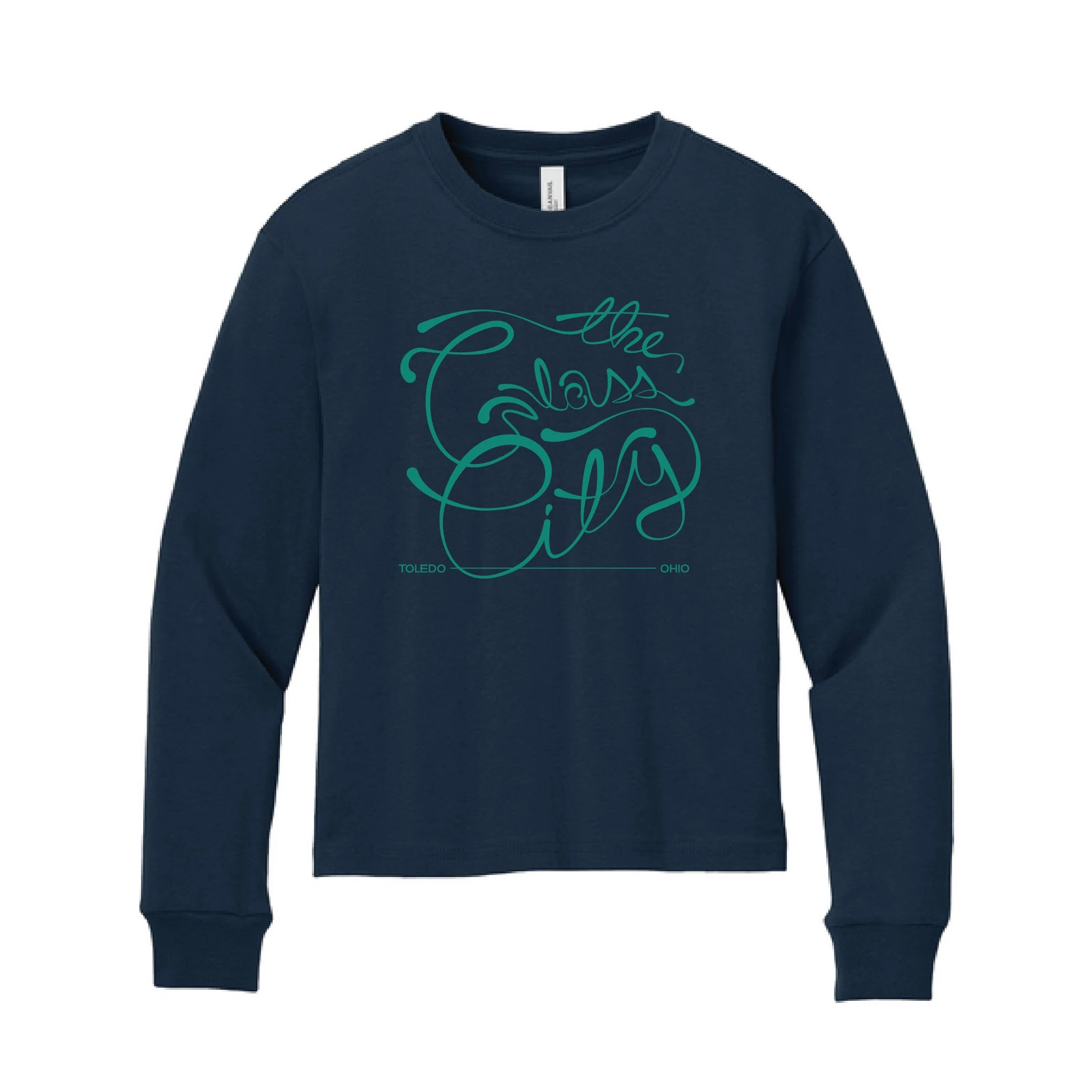 Glass City Script Long Sleeve - Youth