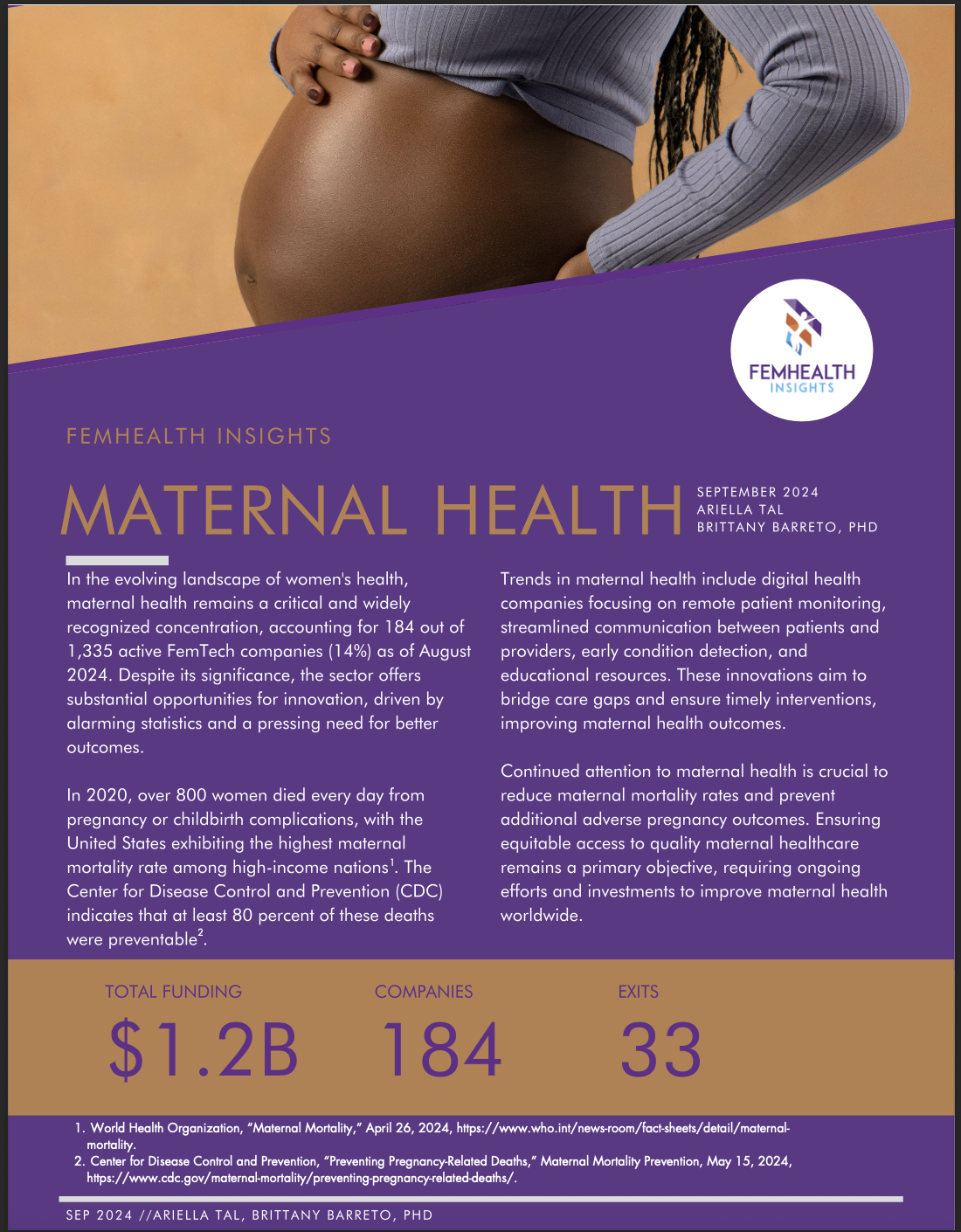 Maternal health report