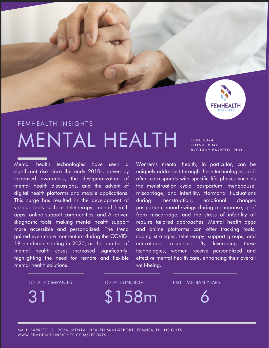Women's Mental Health Report