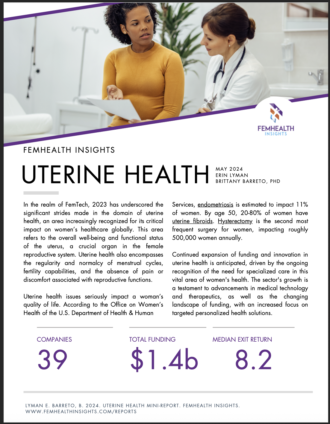 Uterine Health report