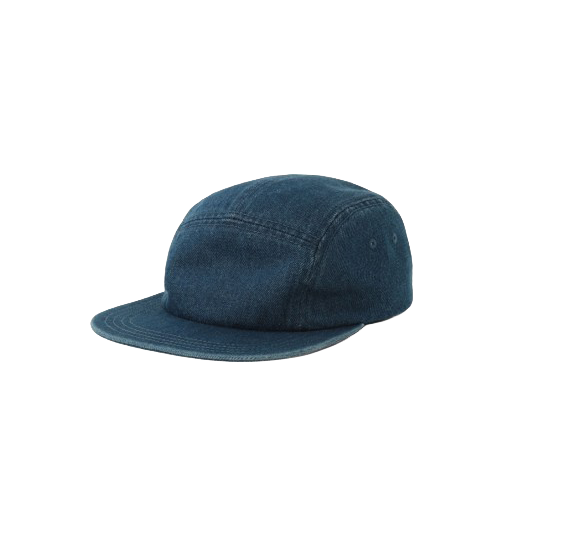 Denim-lippalakki omalla logolla