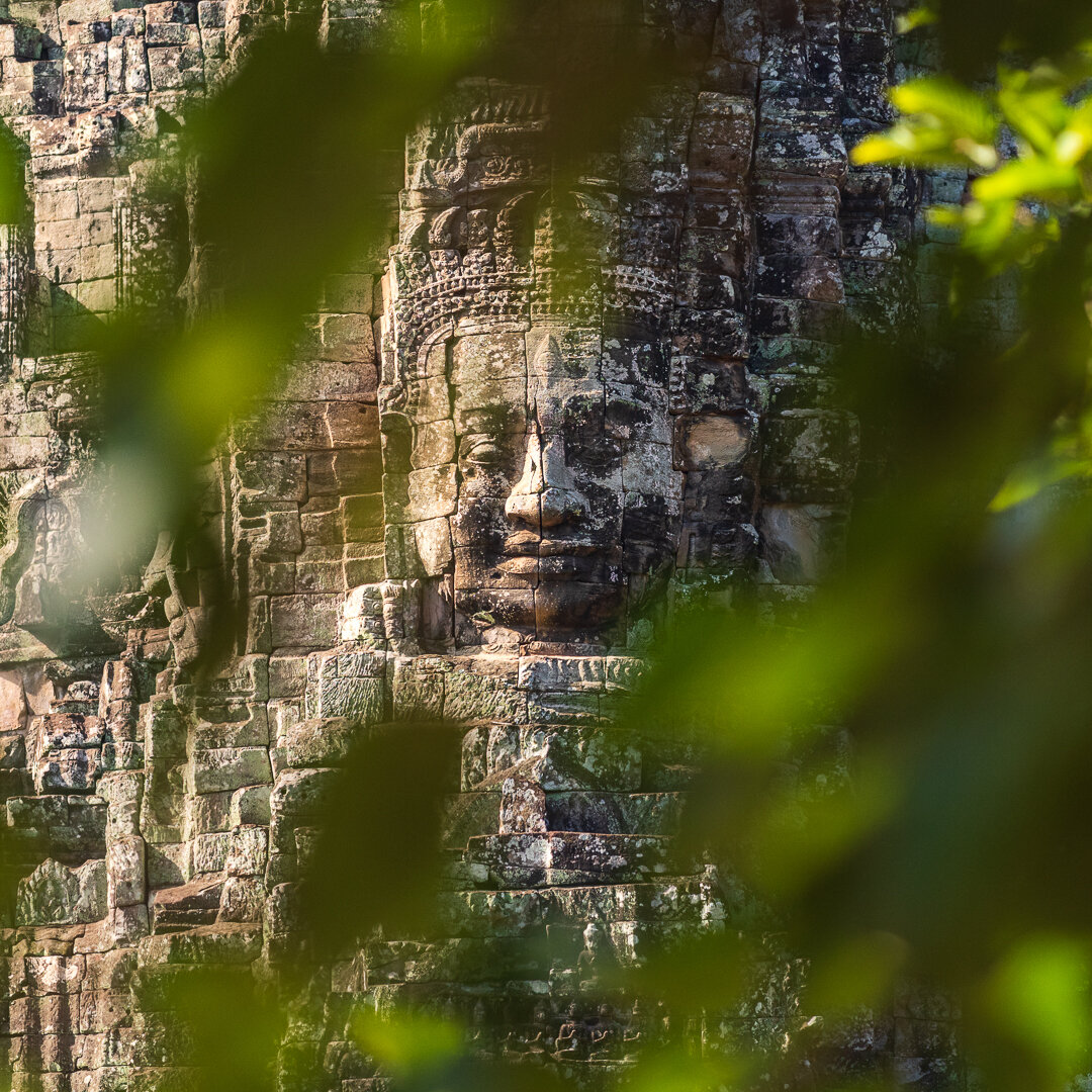 &quot;The Bayon Prasat Bayoăn is a richly decorated Khmer temple related to Buddhism at Angkor in Cambodia. Built in the late 12th or early 13th century as the state temple of the King Jayavarman VII, the Bayon stands at the centre of Jayavarman's ca