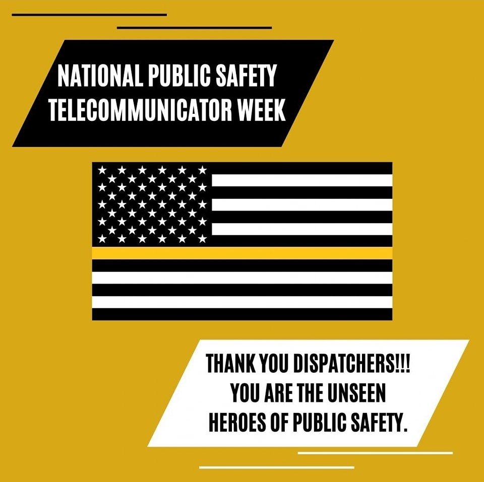 National Public Safety Telecommunicators Week April 14-20. Please join me in honoring the men and women who serve Montgomery County and for their dedication to public safety. They are unseen heroes with hearts of gold. Thank you dispatchers for your 