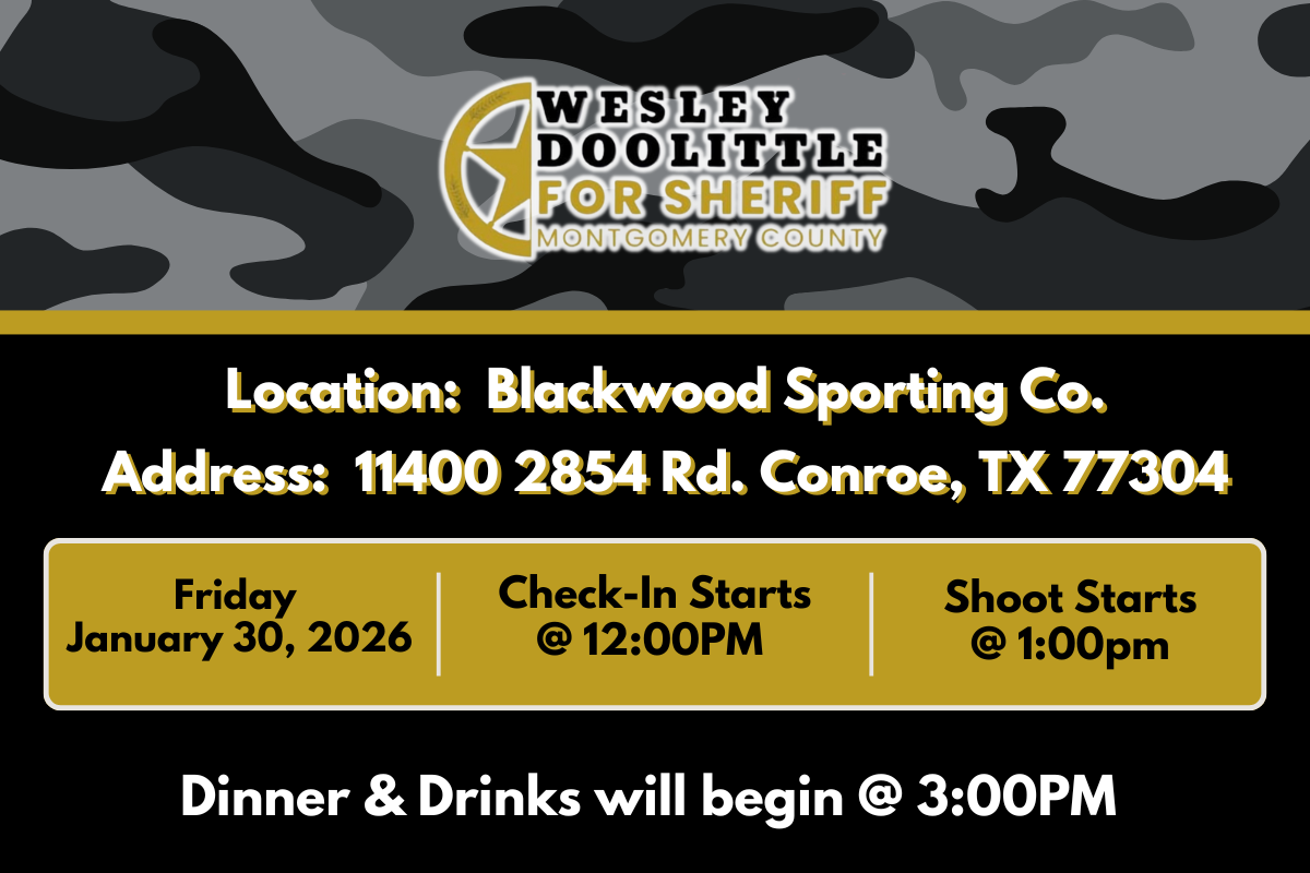 Skeet Shoot with the Sheriff