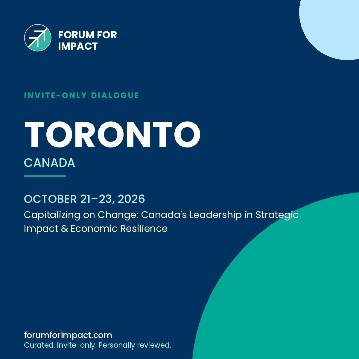 Forum for Impact Toronto