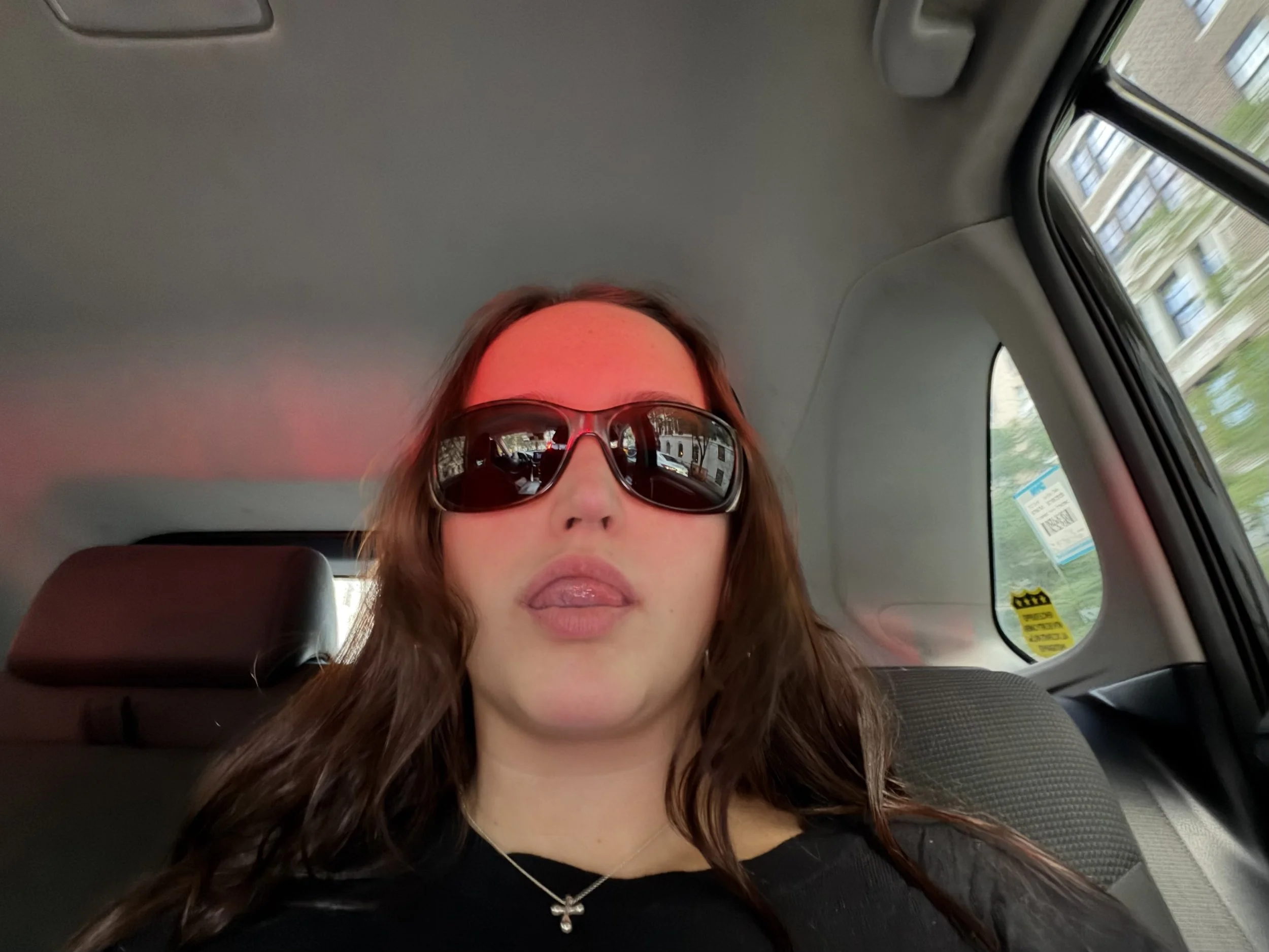 reunited with my favorite vintage prada sunglasses