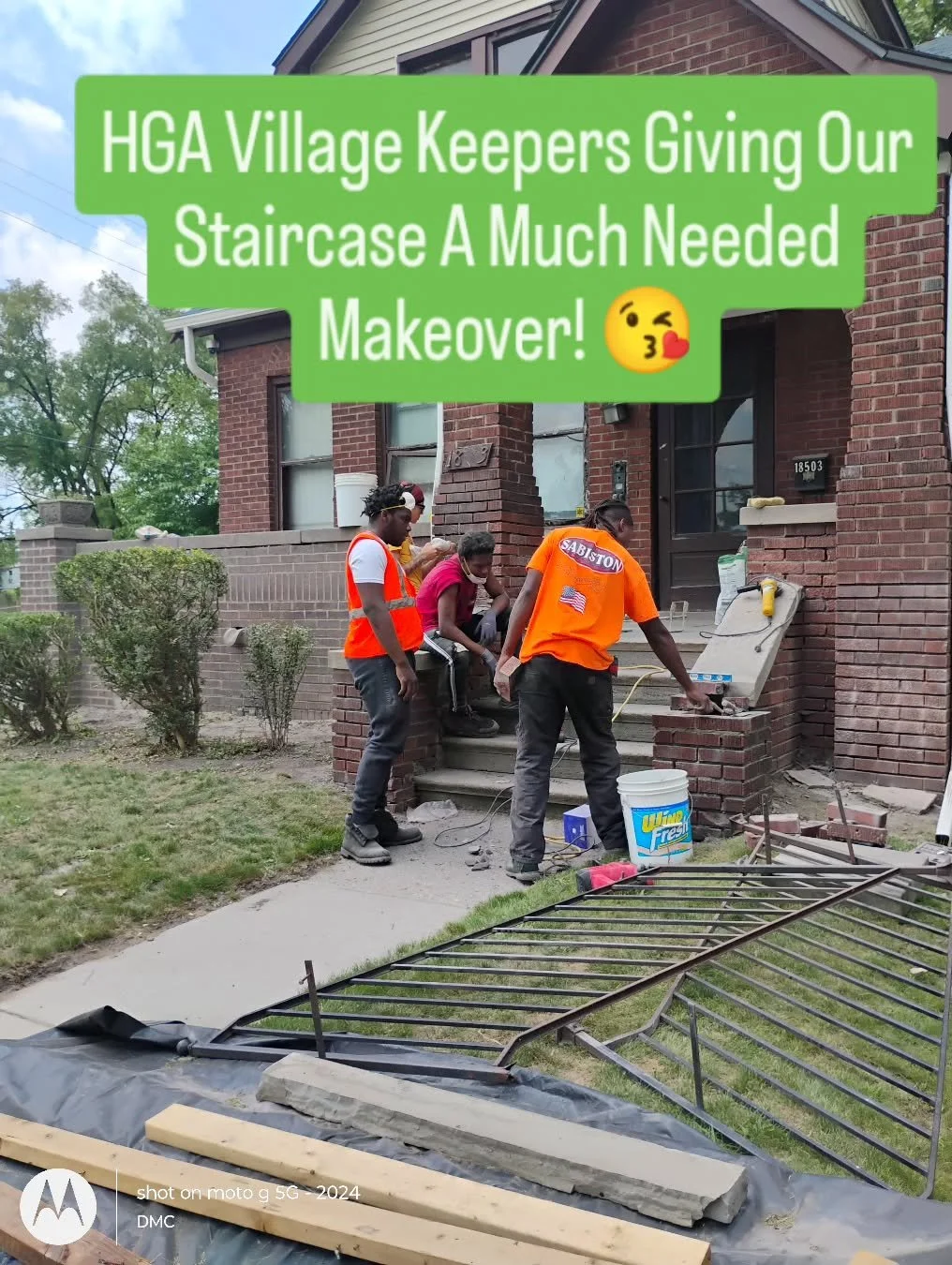 Huge thanks to the rockstar individuals and organizations that have donated to bring our construction visions to life! #sachseconstruction #AtlanticImpact #colleyconstruction #christianfinancial #cmlconstructionllc #motownmission #HGAVillageKeepers