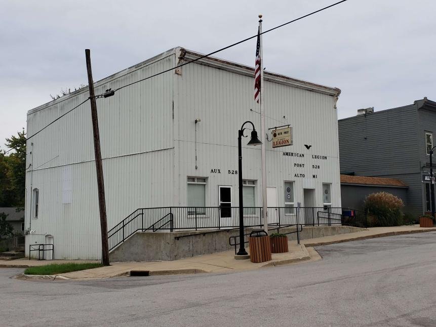 Alto’s American Legion building is home to three separate Veterans