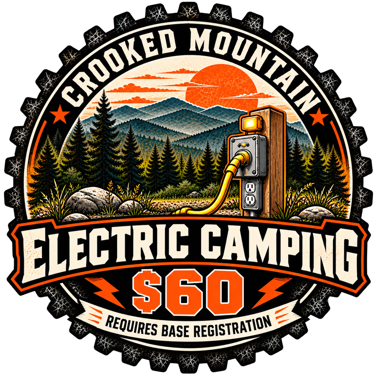 159 Rally - Electric Camping add on— $60  (Requires Base Registration)