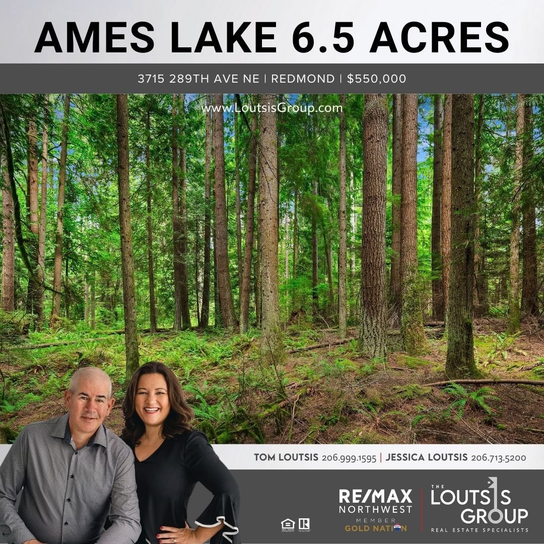 REDMOND | LAND | $550,000

Excellent location and incredible privacy near Ames Lake. 6.58 +/- acres. Build your dream home at the end of the private road. Expired Critical Area Designation (CAD) and drain field design. Heavily treed with Douglas fir 