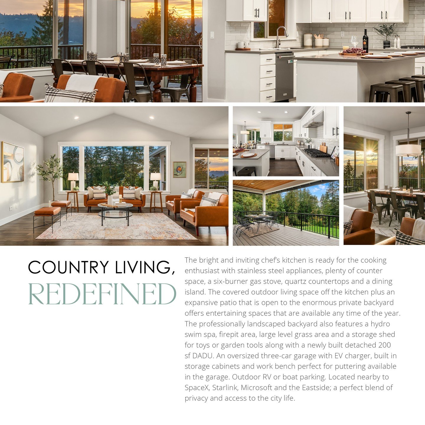OPEN HOUSE | Carnation | $2,200,000

Saturday and Sunday
1:00 pm - 3:00 pm

10303 302nd Way NE
Carnation, Washington 98014

🛏️4 spacious bedrooms
🛁2.25 luxury bathrooms
📐3,829 square feet of living space
🏠200 square foot additional dwelling unit
