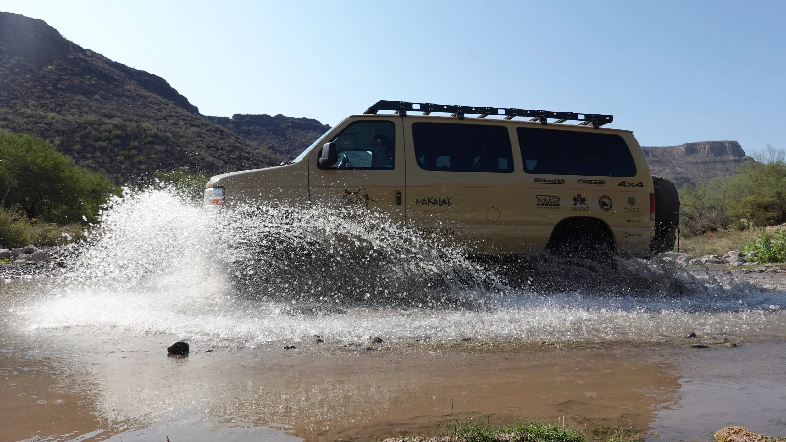 Baja Adventures Ford E-350 4x4 on a Biocultural Mule Expedition Expedition in Loreto and San Javier Mision (1)