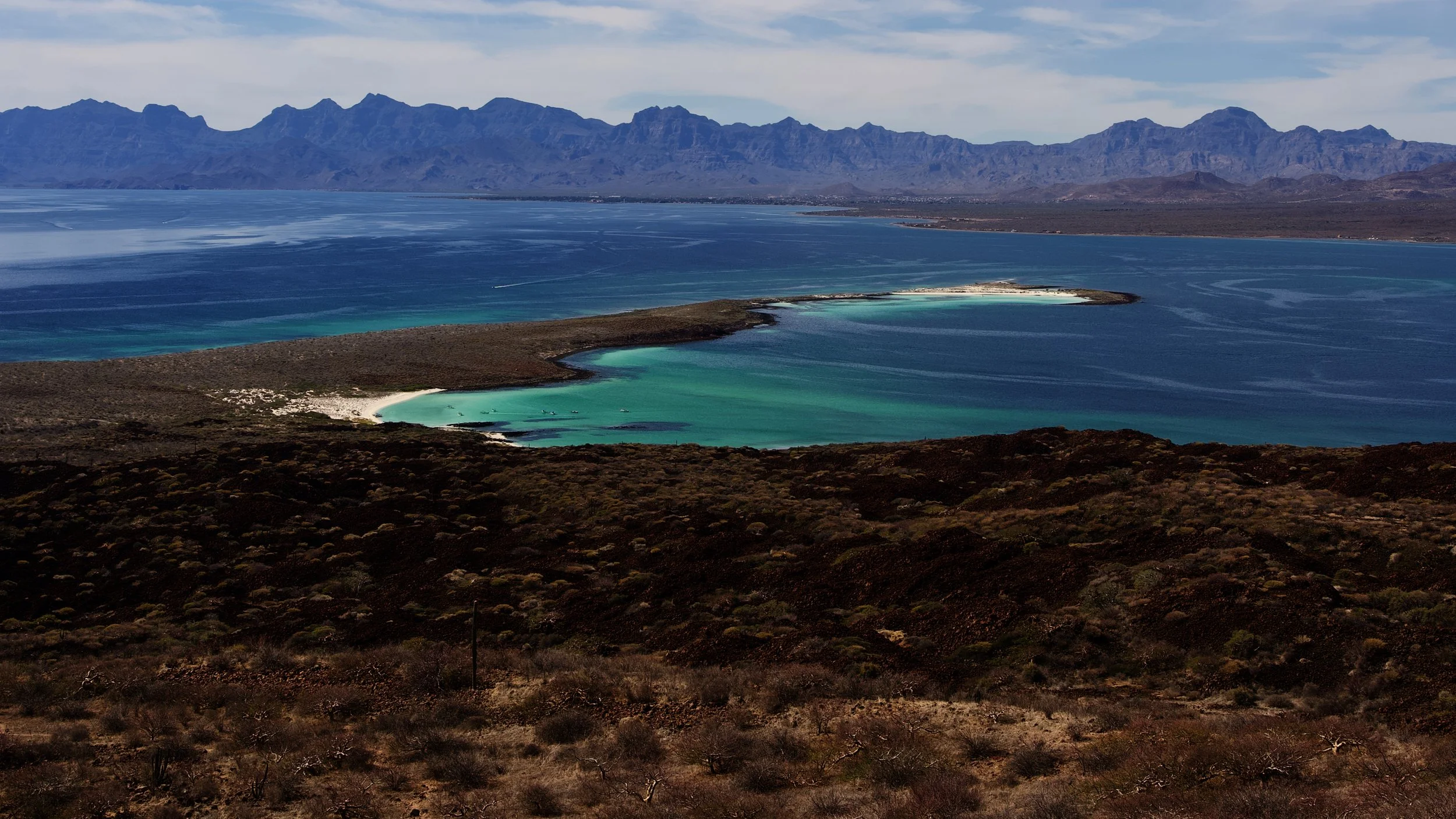 Sierra de la giganta from Coronados Island, Loreto