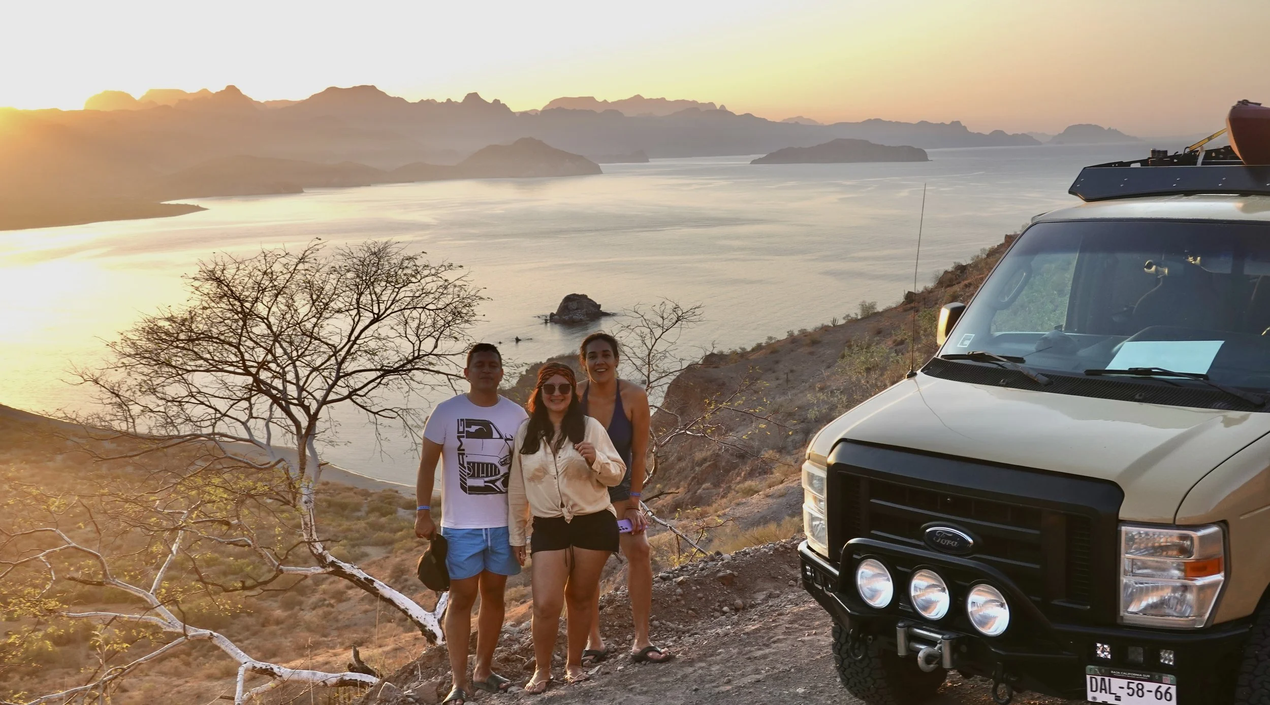 Baja adventures off-road vehicle on a pristine coasts adventure in Loreto Baja California Sur, Mexico