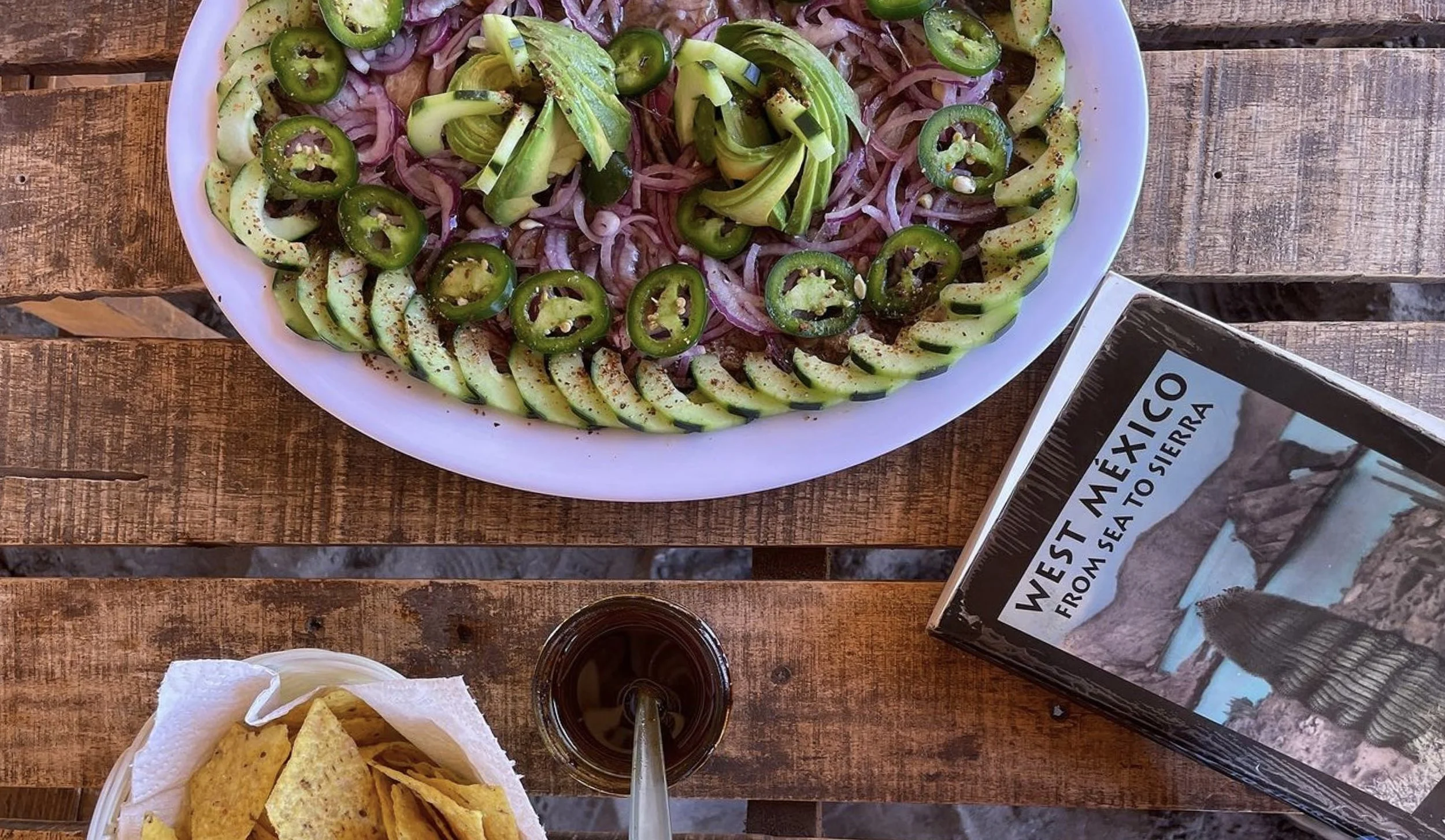 A colorful Mexican-style local meal in Loreto, Baja California Sur, Mexico, enjoyed during a pristine coastal adventure with Baja Adventures