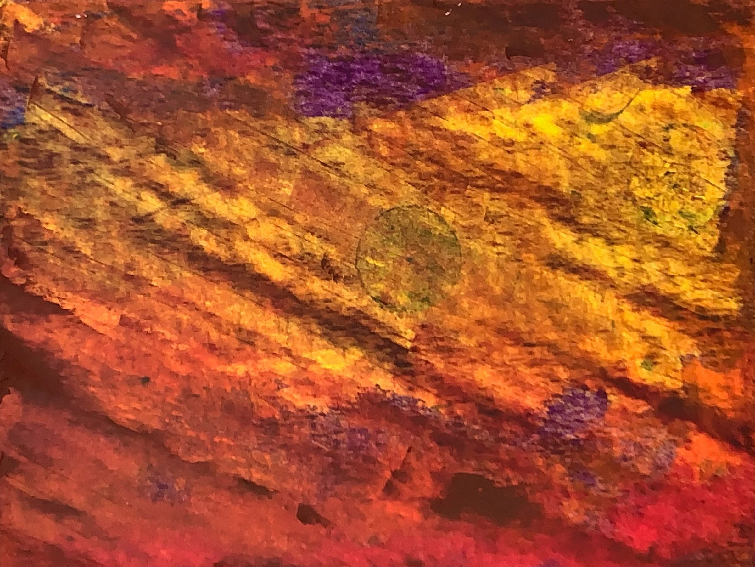 Oil on mixed media paper, 5" x 7"