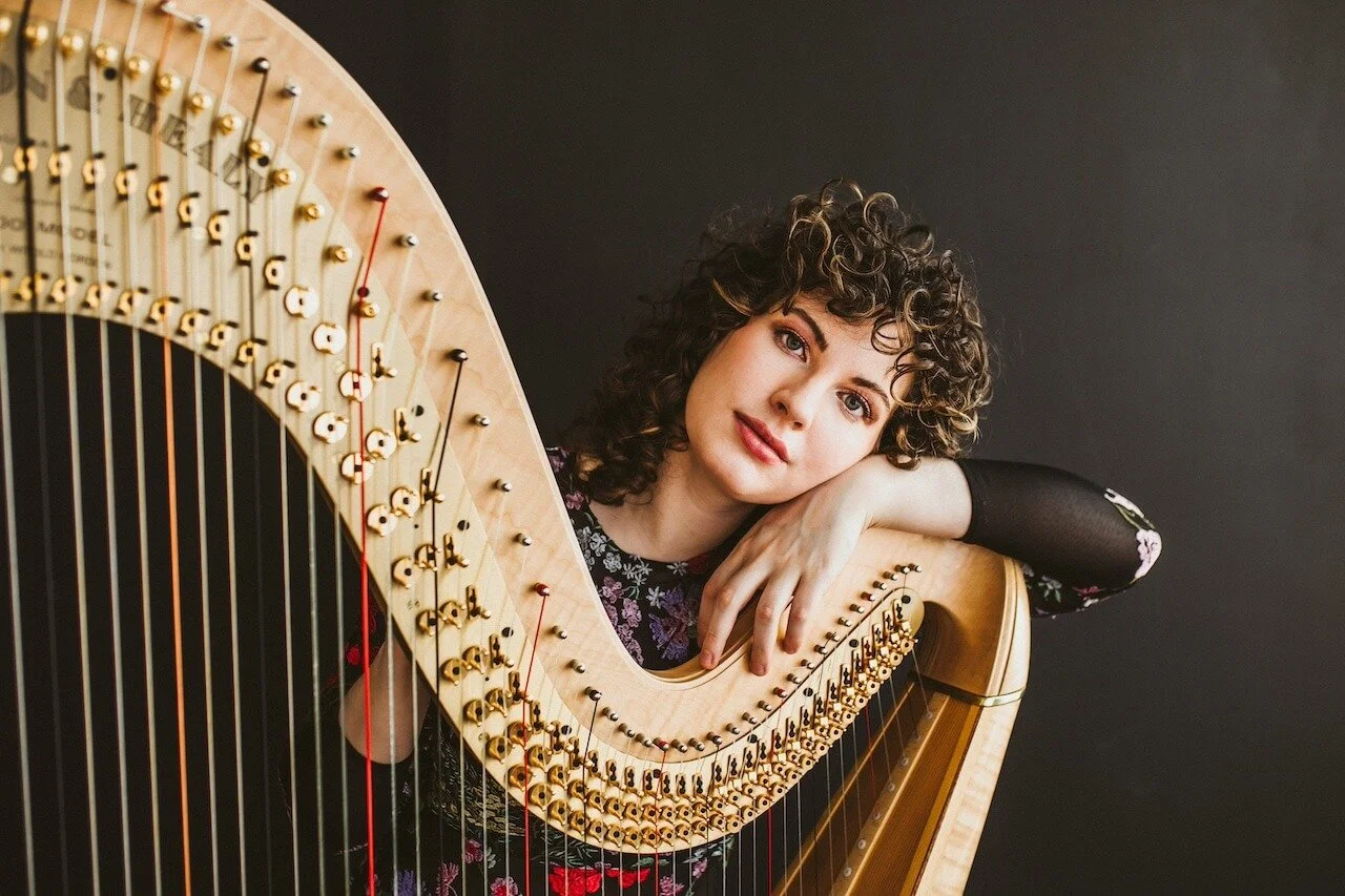 Classical musician headshot in Cleveland Ohio studio by Agnes Szlapka Photography
