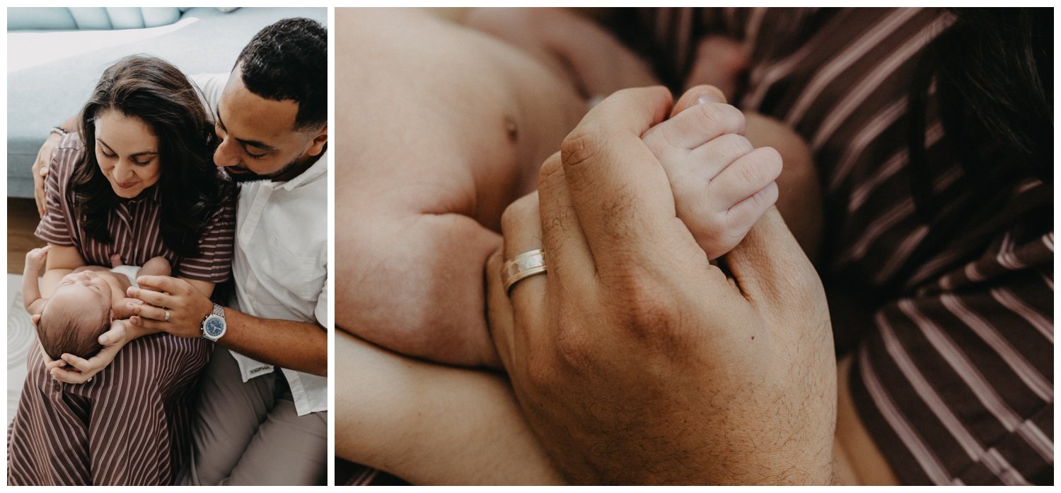 Cleveland Newborn photographer- in home lifestyle session