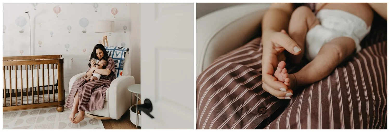 In-home newborn photography in Cleveland, Ohio