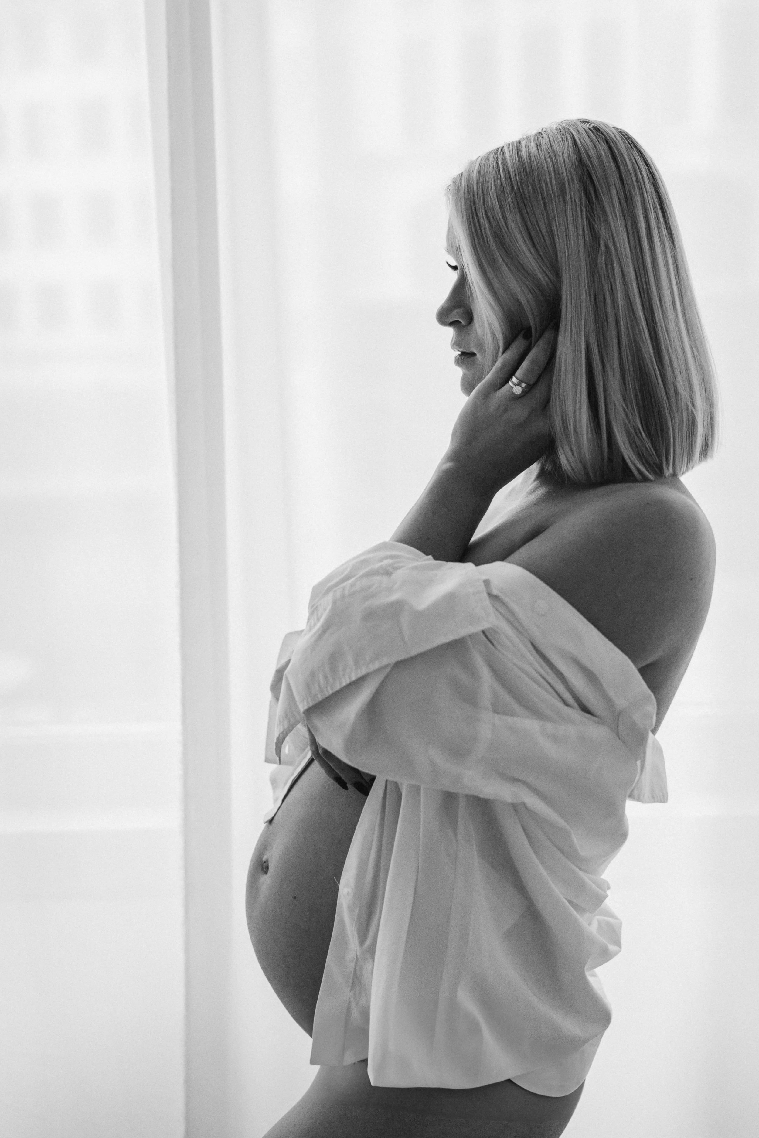 Maternity Boudoir Photographer Cleveland Ohio — Agnes Szlapka Photography
