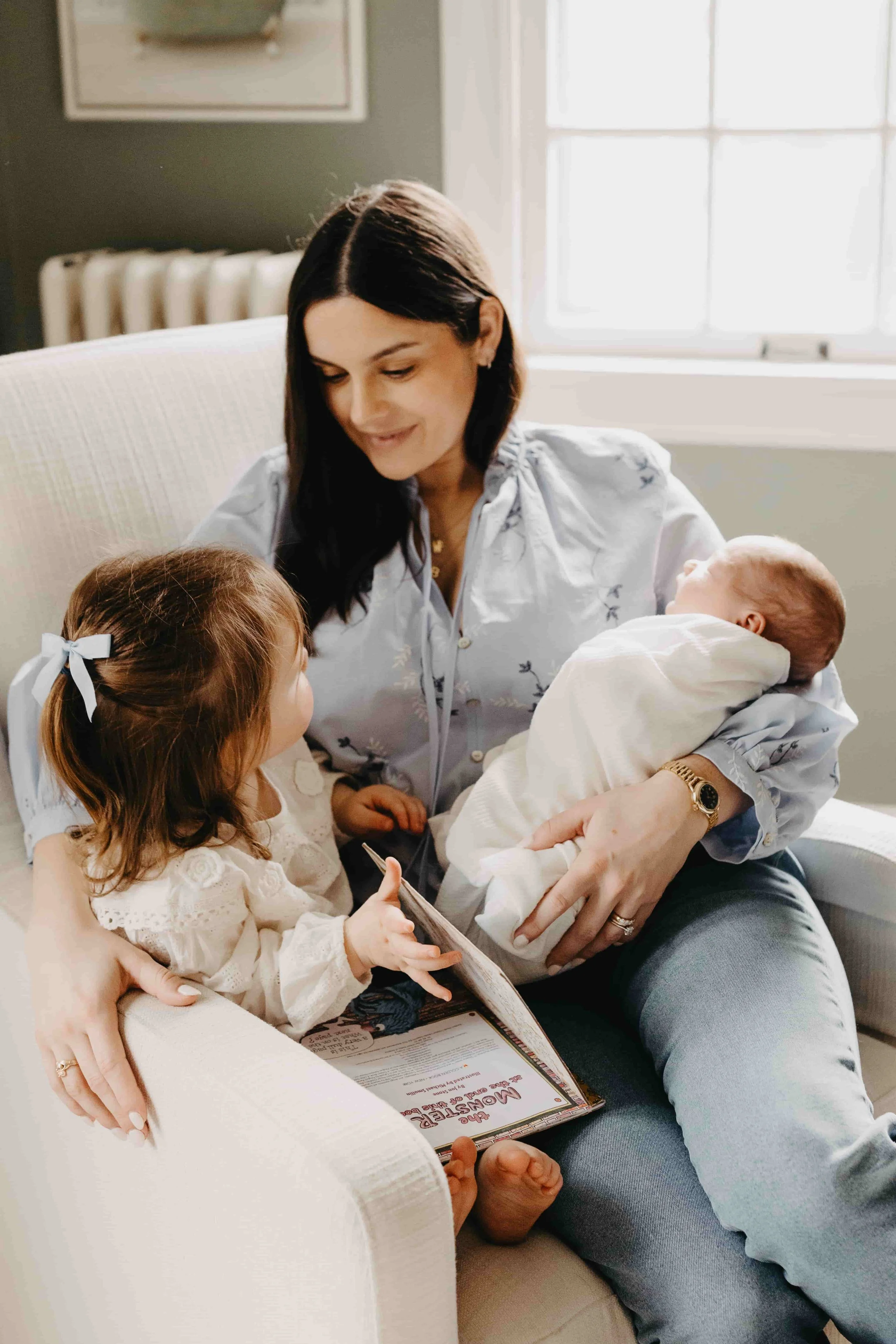 In-home newborn photography session in Cleveland Ohio by Agnes Szlapka
