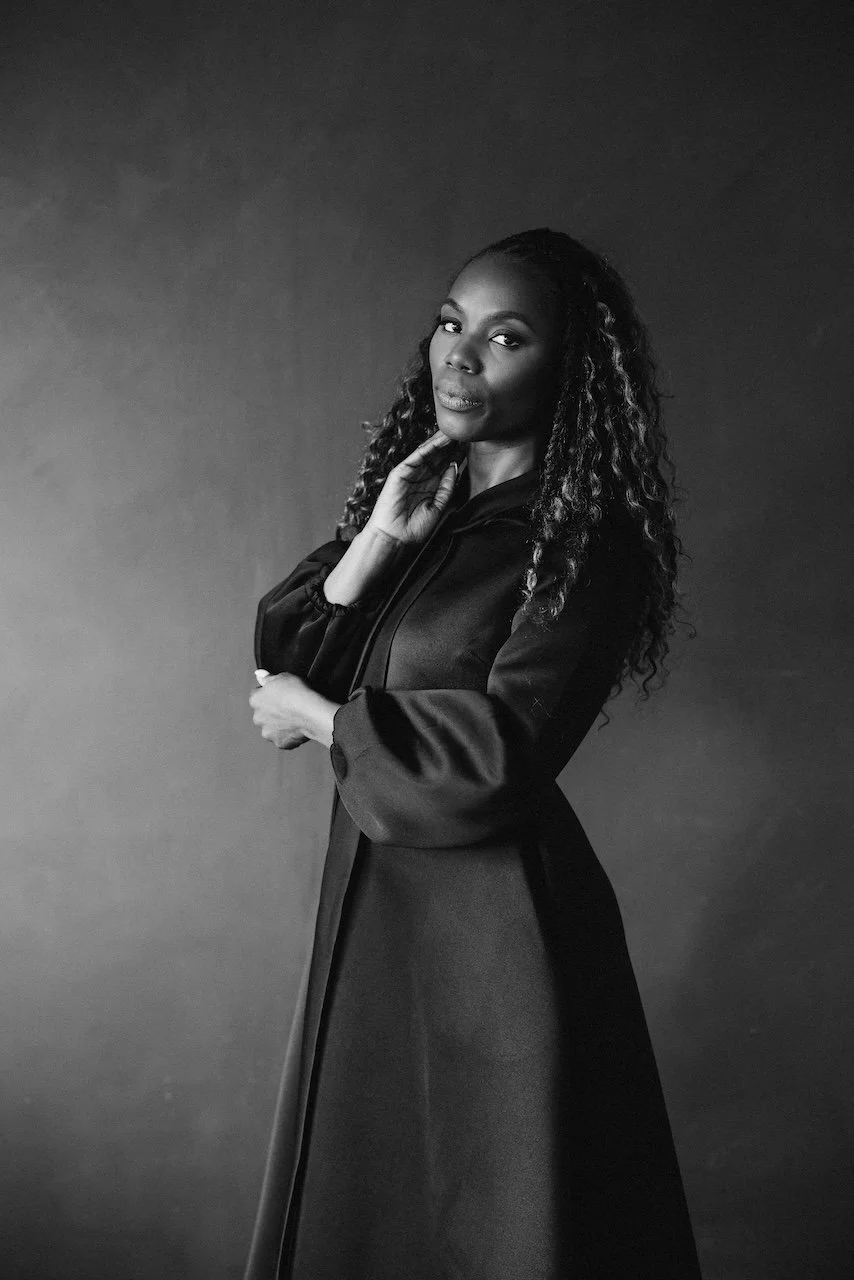 Personal branding portrait of female entrepreneur photographed by Cleveland, branding photographer.