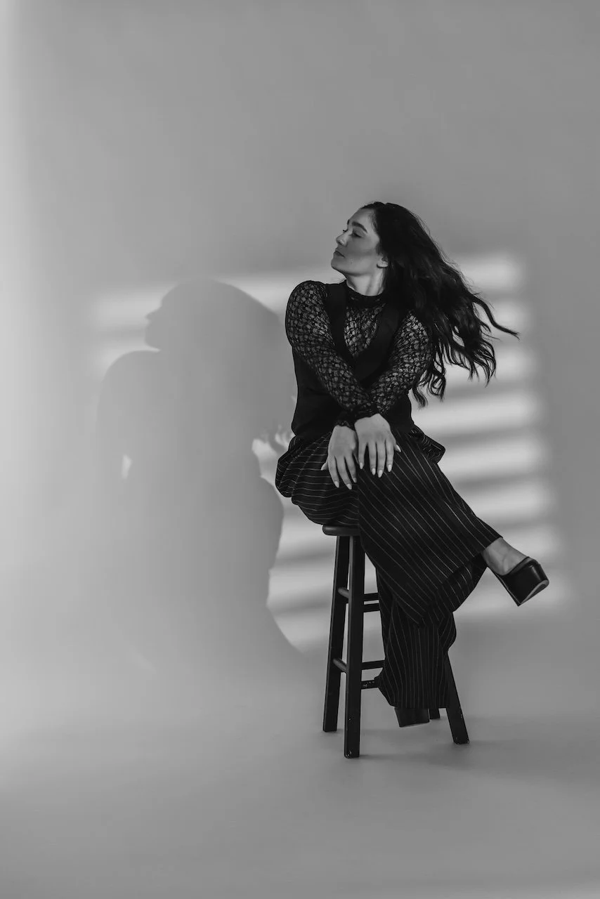 Professional studio headshot of a businesswoman photographed by a Cleveland headshot photographer.
