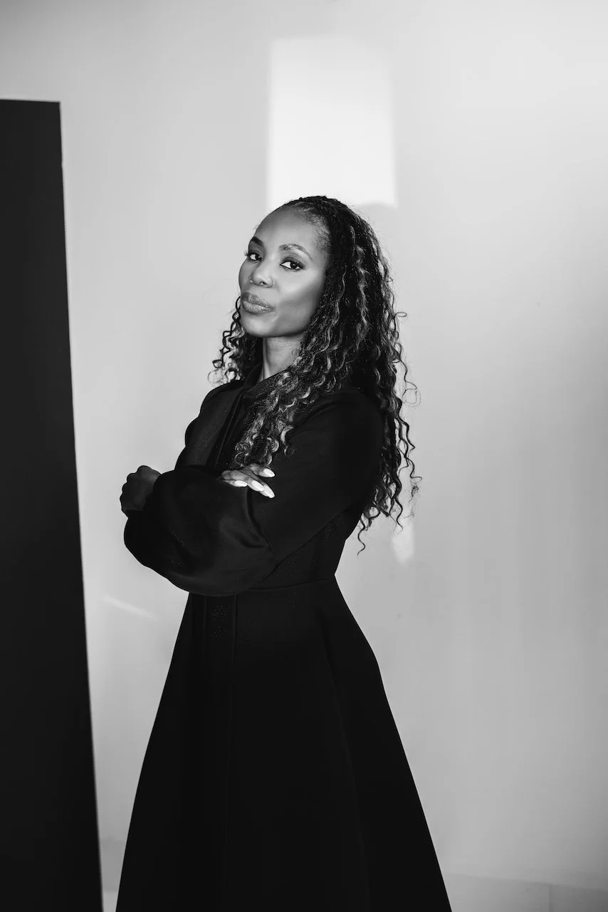 Personal branding portrait of female entrepreneur photographed by Cleveland, branding photographer.