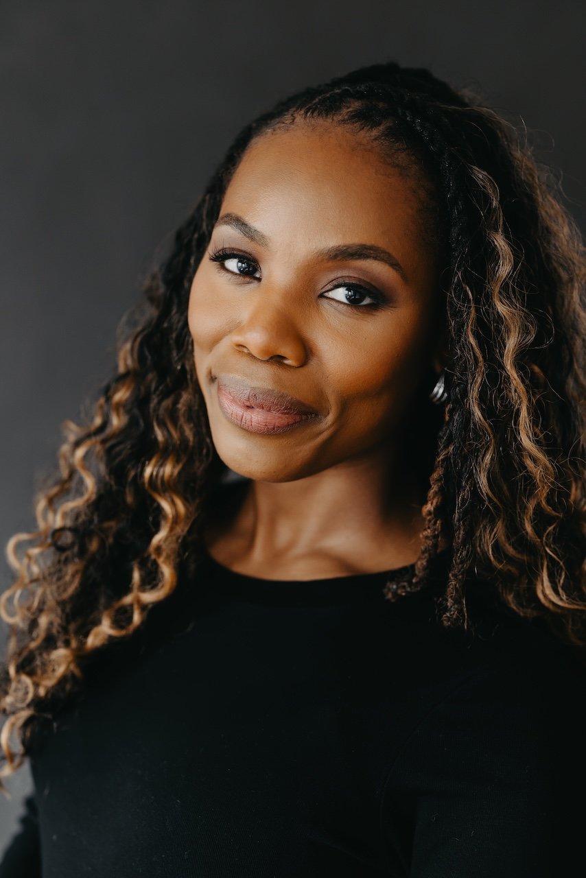 Personal branding portrait of female entrepreneur photographed by Cleveland, branding photographer.