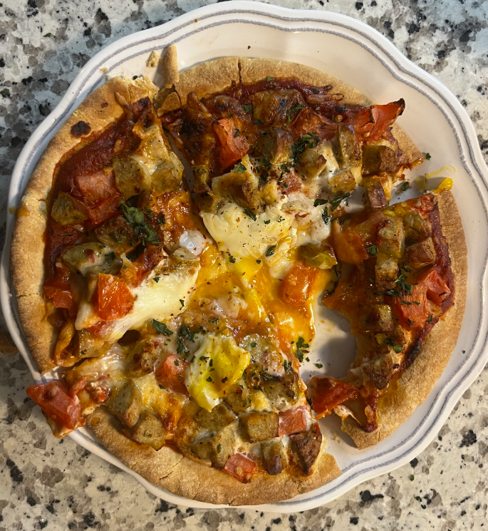 High-Protein Breakfast Pizza (Quick &amp; Easy)