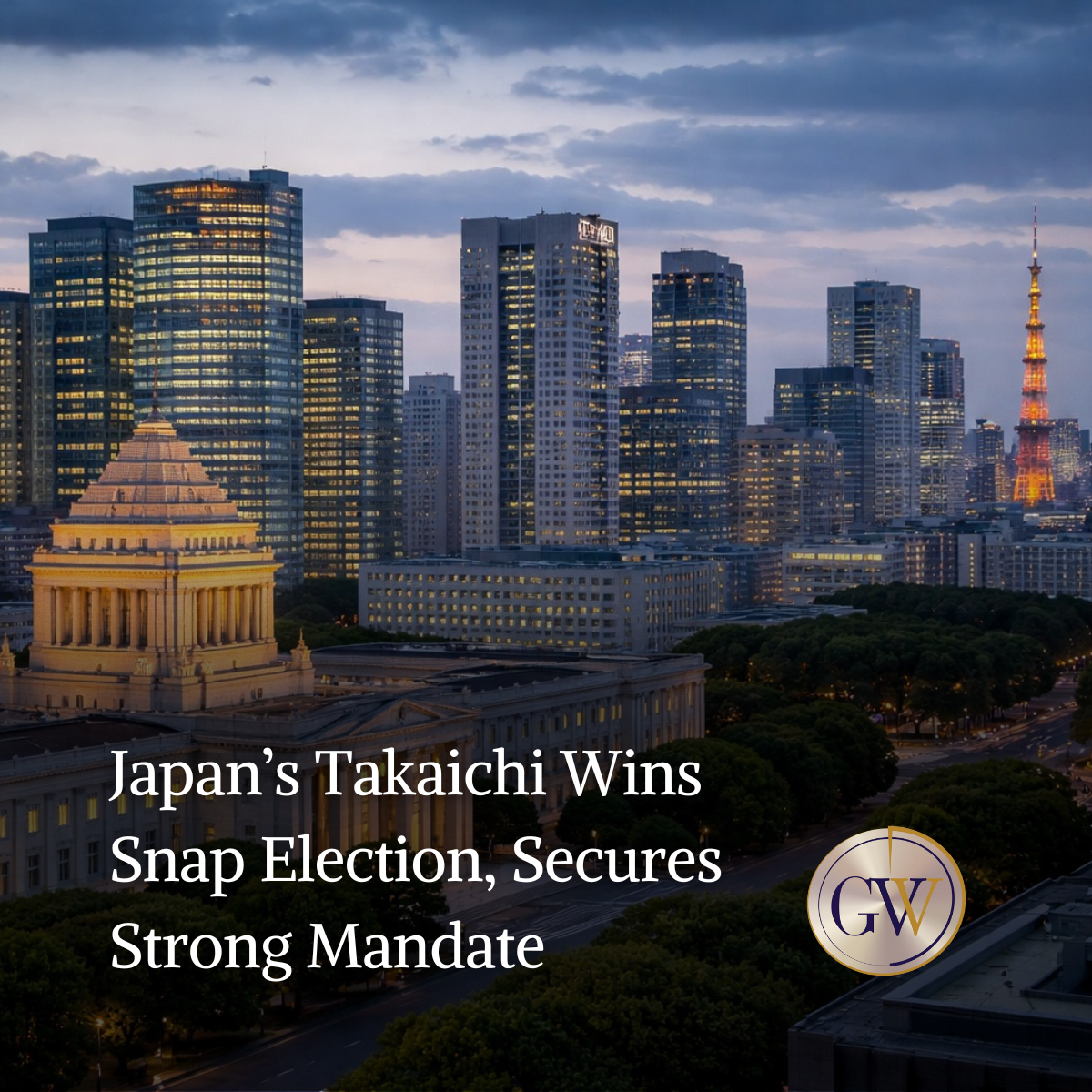 Japan’s Takaichi Wins Snap Election, Secures Strong Mandate