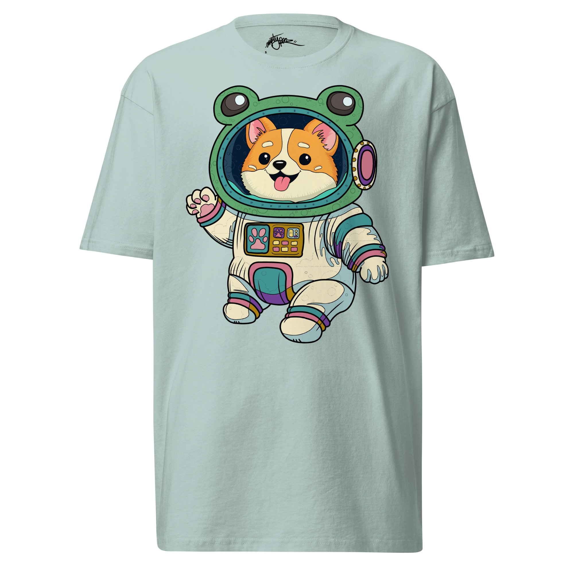 frogonaut-corgi_001 | t-shirt