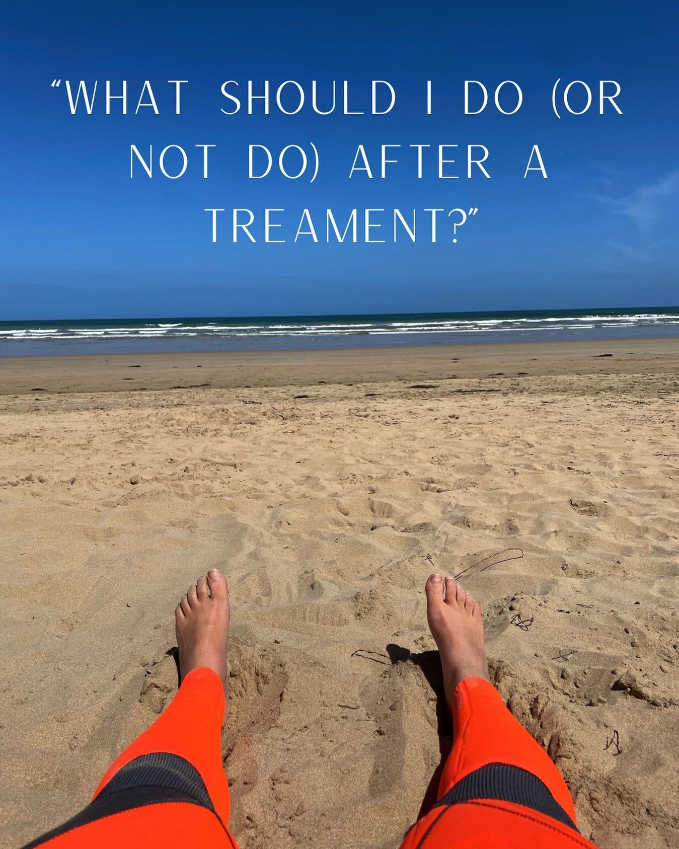 &ldquo;What should I do (or not do) after my treatment?&rdquo; This is one of the most common questions I get asked by patients and my answer is always the same - it's unique to you and your body! 🌿

Because this question pops up so frequently, I've