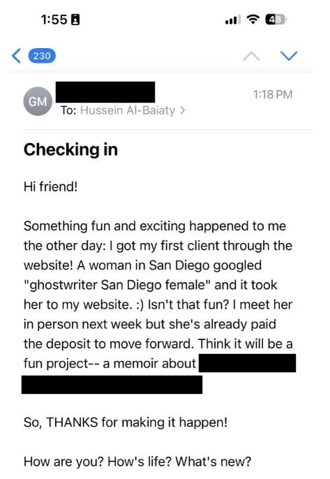 Don't share your expertise, yourself, or your book.