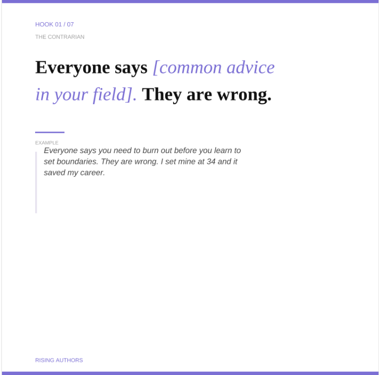Not every post needs to be a mic drop. 