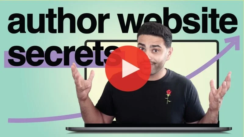 Most authors and experts think having a website is enough. 